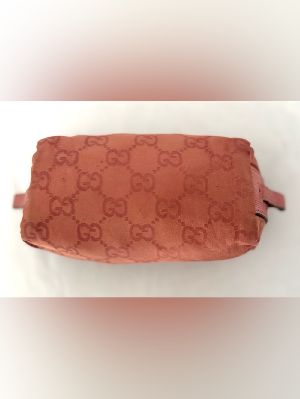 GUCCI Mini GG Nylon Pouch Pink Vintage Y2K - Picture 7 of 9